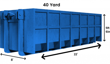 40 yard Dumpster