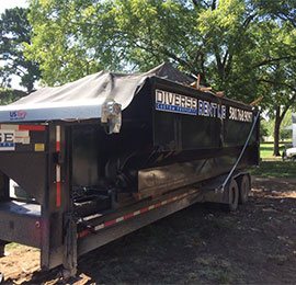 roll off rental in use near Ardmore