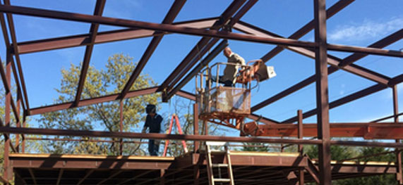 Diverse Construction Workers on site